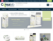 Tablet Screenshot of consalab.com.br